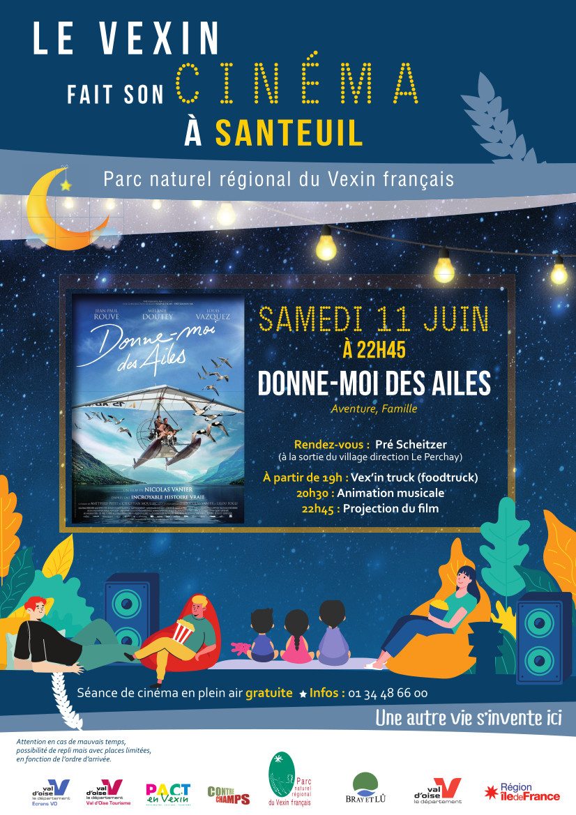 affiche a4 cinema plein air santeuil 2022 1